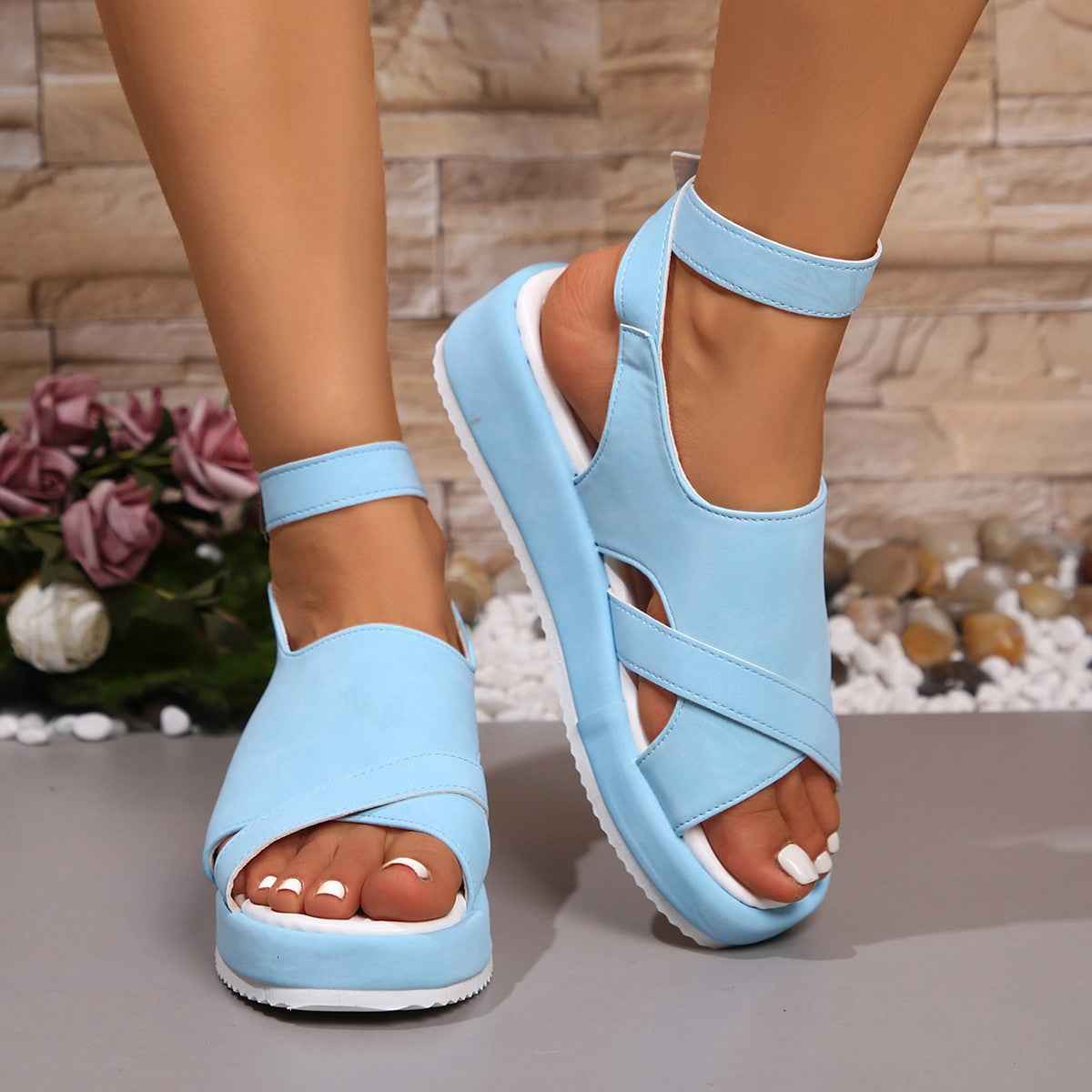 Ronyra - Comfortable Wedge Sandals