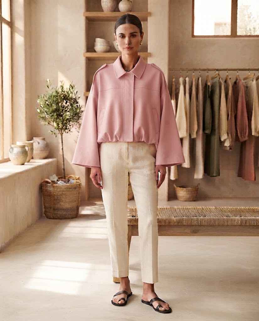 Women's Vintage Oversized Bomber Jacket