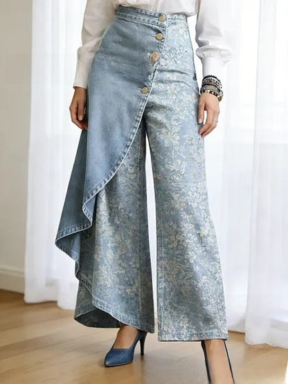 Lucia | Elegant Wide Women's Casual Trousers