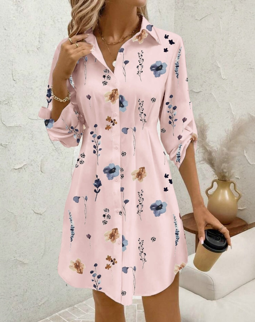 Vivian | Casual Lace Printed Blouse