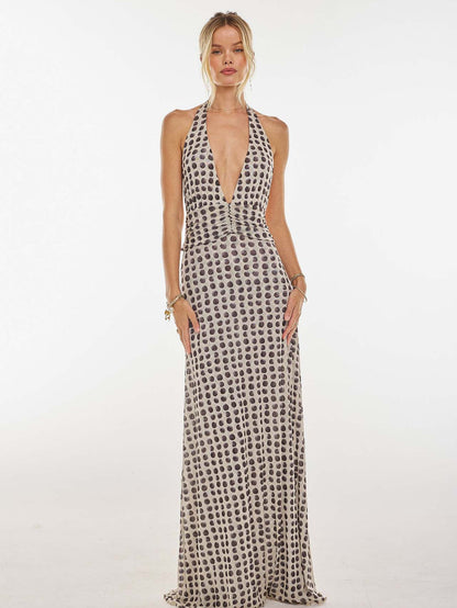 Elarose | Sleeveless Flowing Skirt Maxi Dress