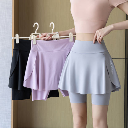 Women Sports Skirt with Pockets Yoga Tennis Skirt