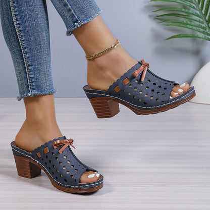 Nessa | Lattice-Heel Sandals