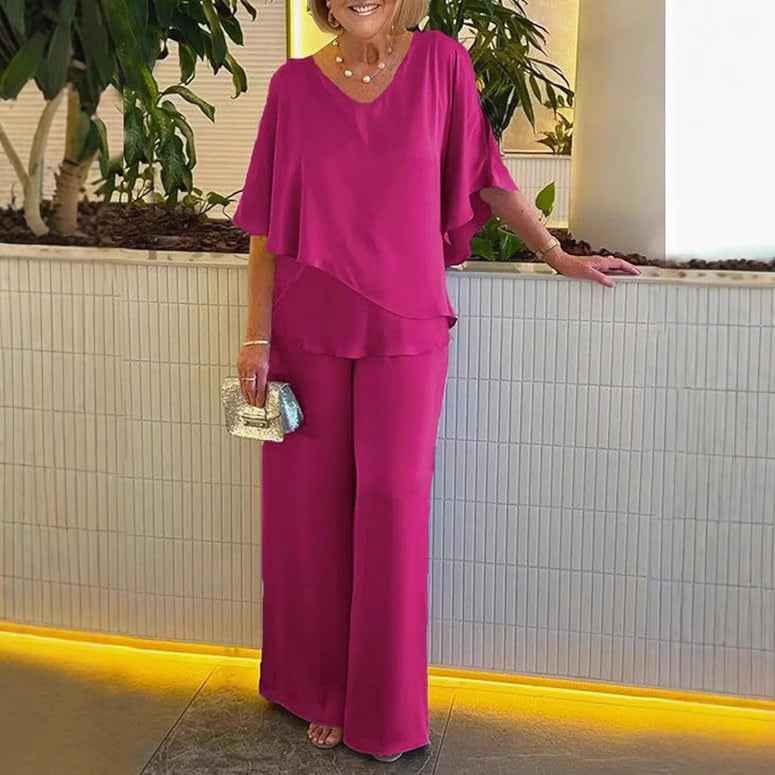 JIMA - EFFORTLESS WIDE-LEG SET