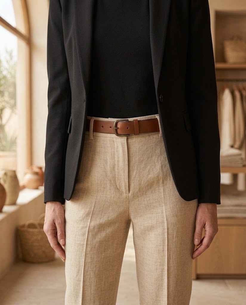 Lapel Collar Slim Fit Blazer for Women