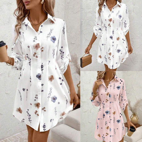 Vivian | Casual Lace Printed Blouse