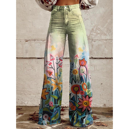 Sofia | Comfortable Wide Leg Jeans