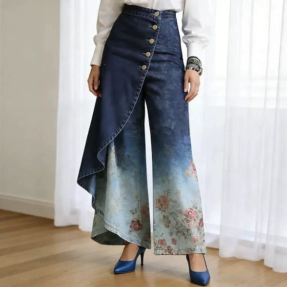 Lucia | Elegant Wide Women's Casual Trousers