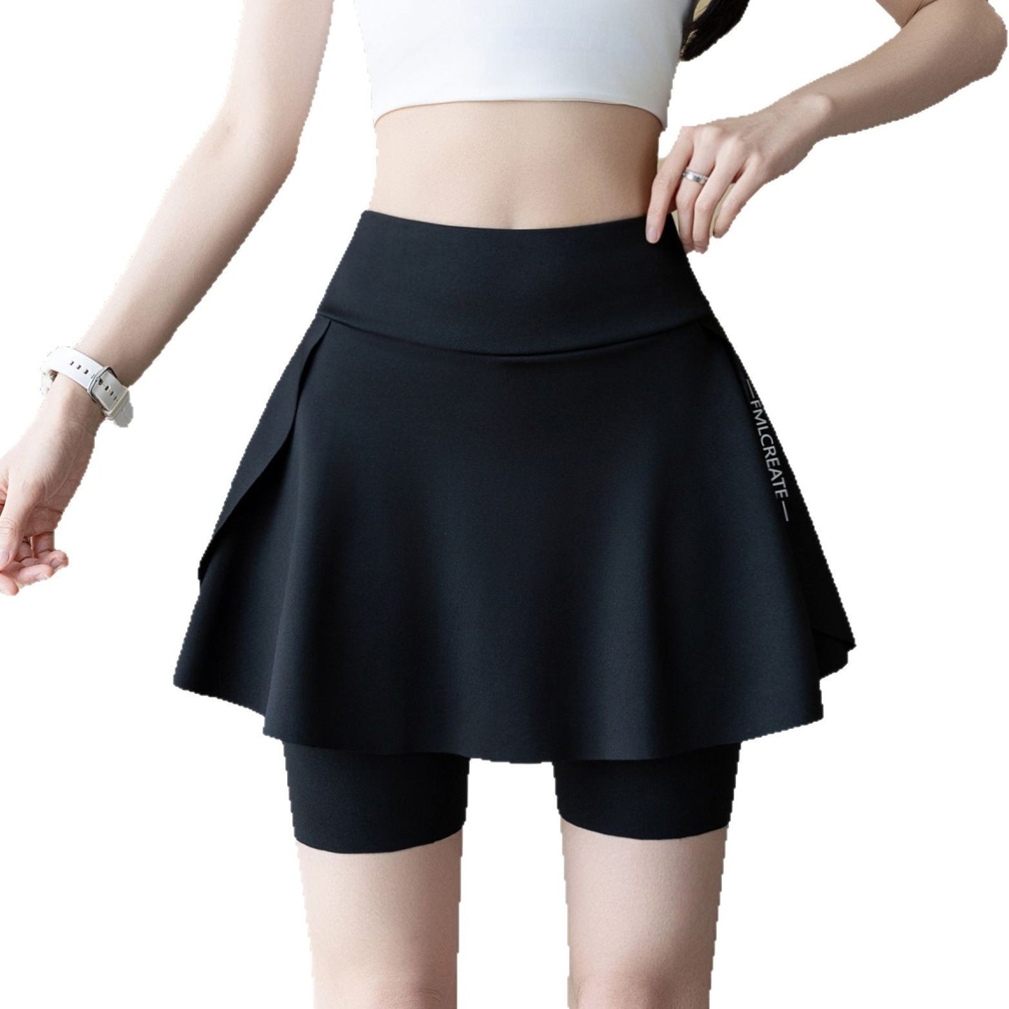Women Sports Skirt with Pockets Yoga Tennis Skirt