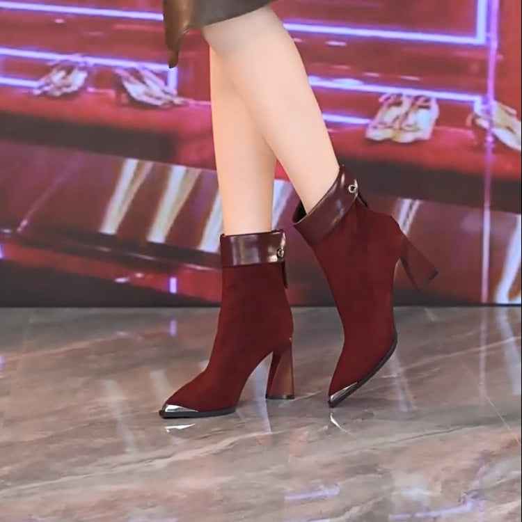 MID-HEEL LEOPARD PRINTED ANKLE BOOT