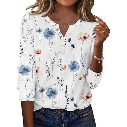 Mira | Colorful Geometric Print Shirt