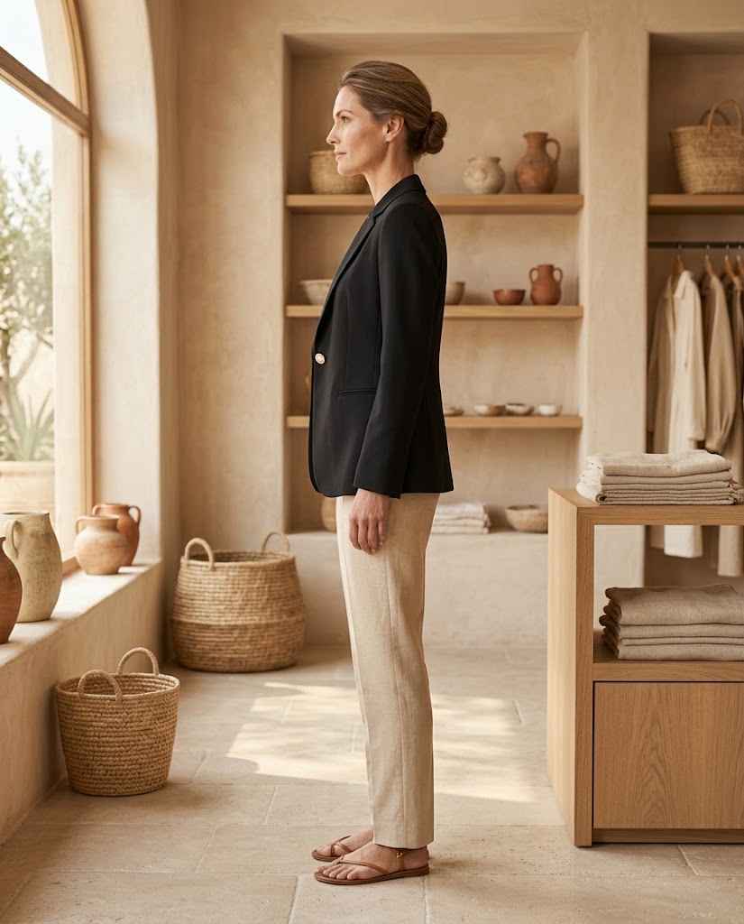 Lapel Collar Slim Fit Blazer for Women