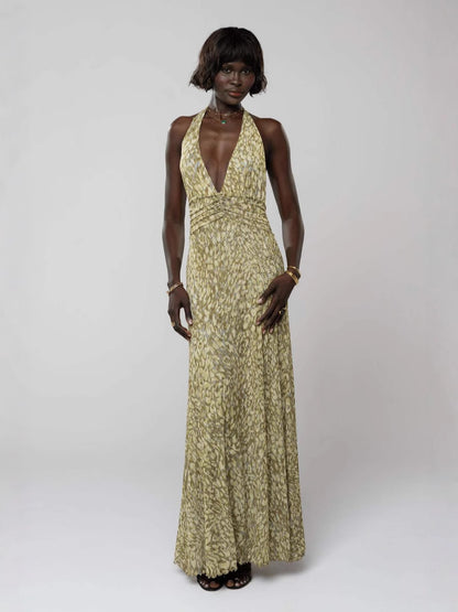 Elarose | Sleeveless Flowing Skirt Maxi Dress