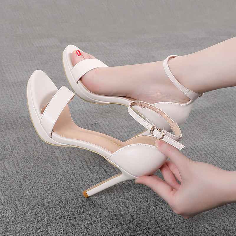 Open Toe Slingback Heel