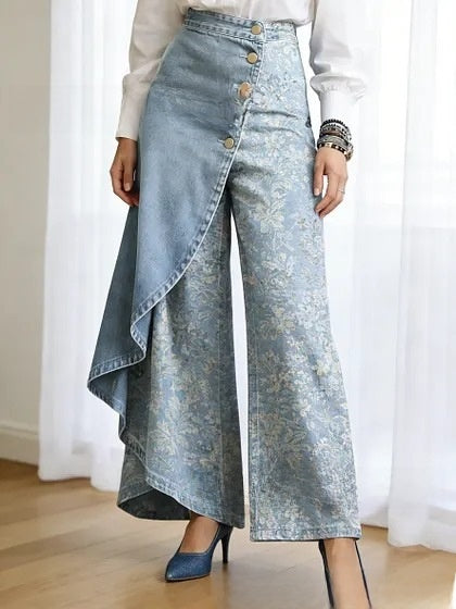 Lucia | Elegant Wide Women's Casual Trousers