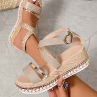 Gold Cross Strap