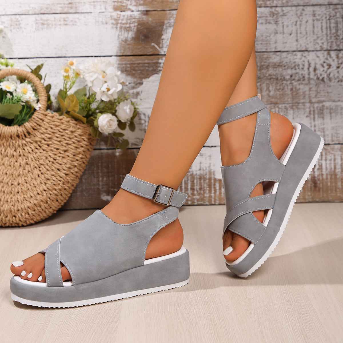 Ronyra - Comfortable Wedge Sandals