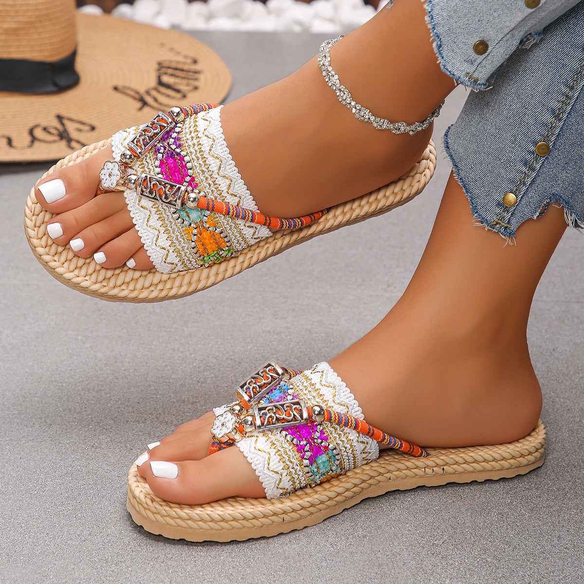 Marina | Braided Flip Flops