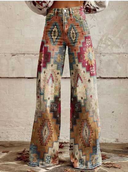 L�na | Floral Wide Pants